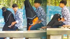 Hijabi GF Sucking And Fucking Outdoor